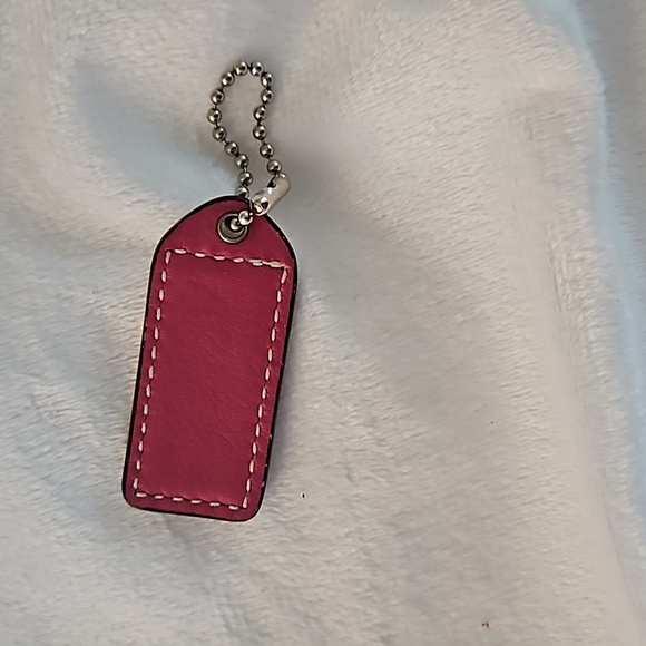 Coach Pink Bag Purse Tag - Picture 2 of 2